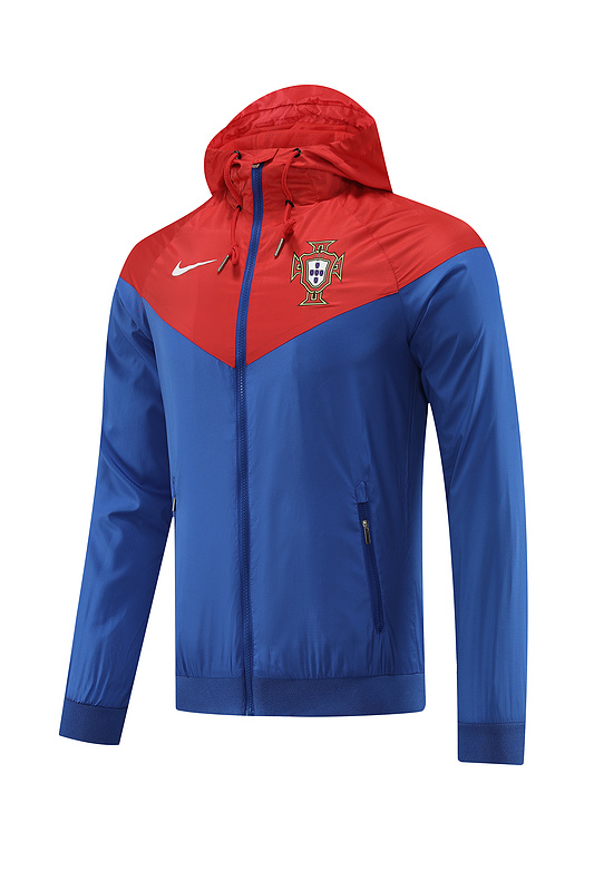 AAA Quality Portugal 22/23 Wind Coat - Red/Blue